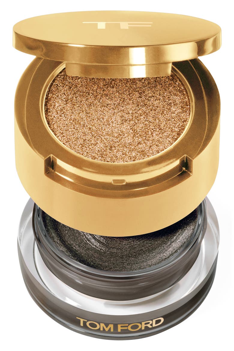 Soleil Summer Cream & Powder Eyeshadow Duo, Main, color, BLACK SAND