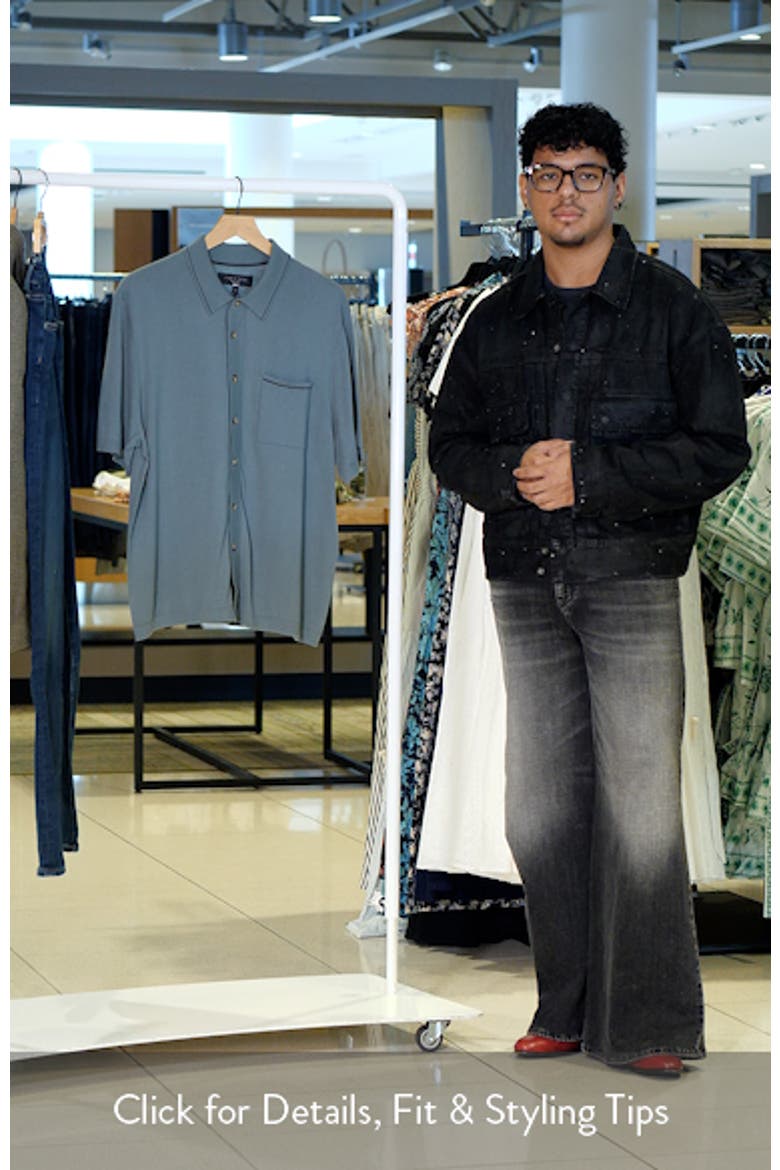 Conrad Silk & Cotton Dalton Knit Button-Up video