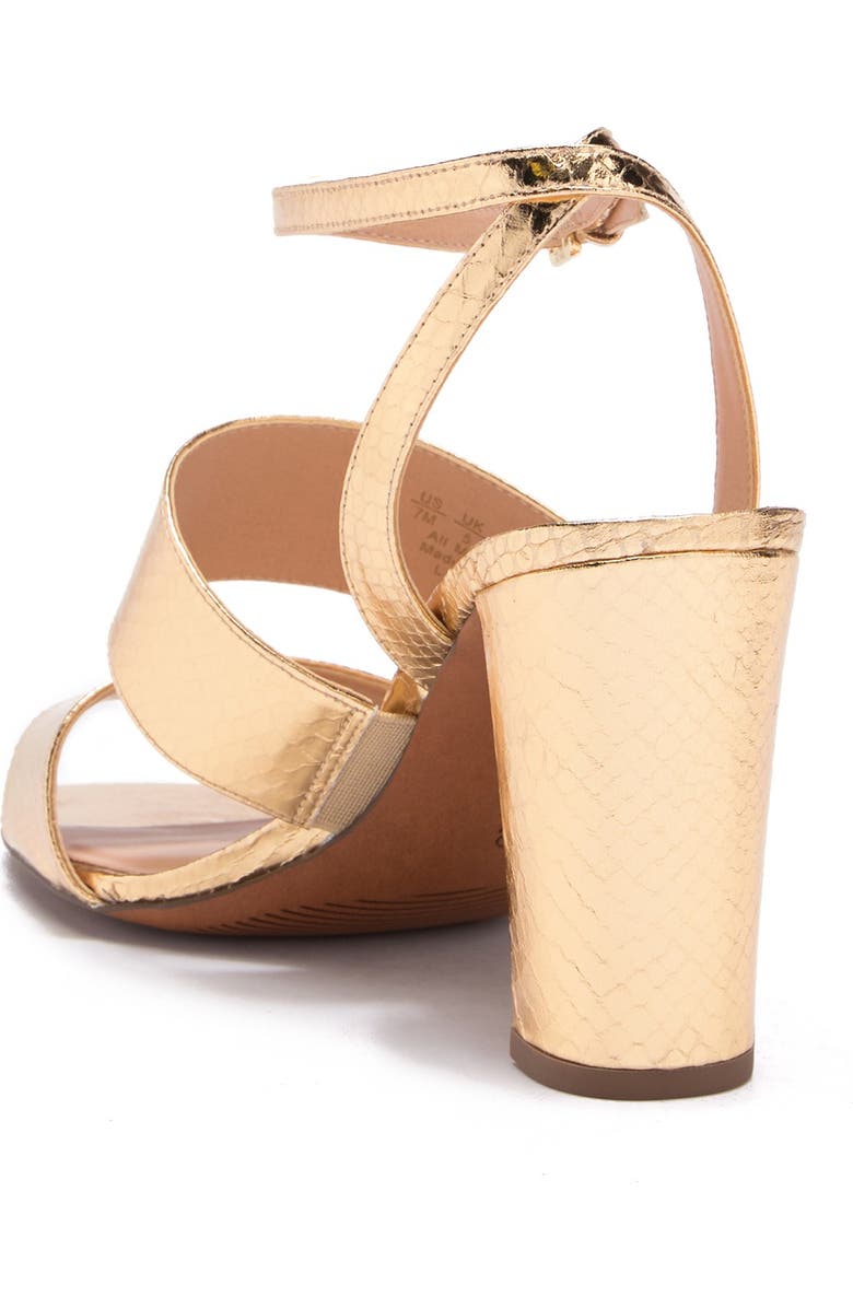 Franco Sarto Haneli Reptile-Embossed Ankle Strap Sandal, Alternate, color,