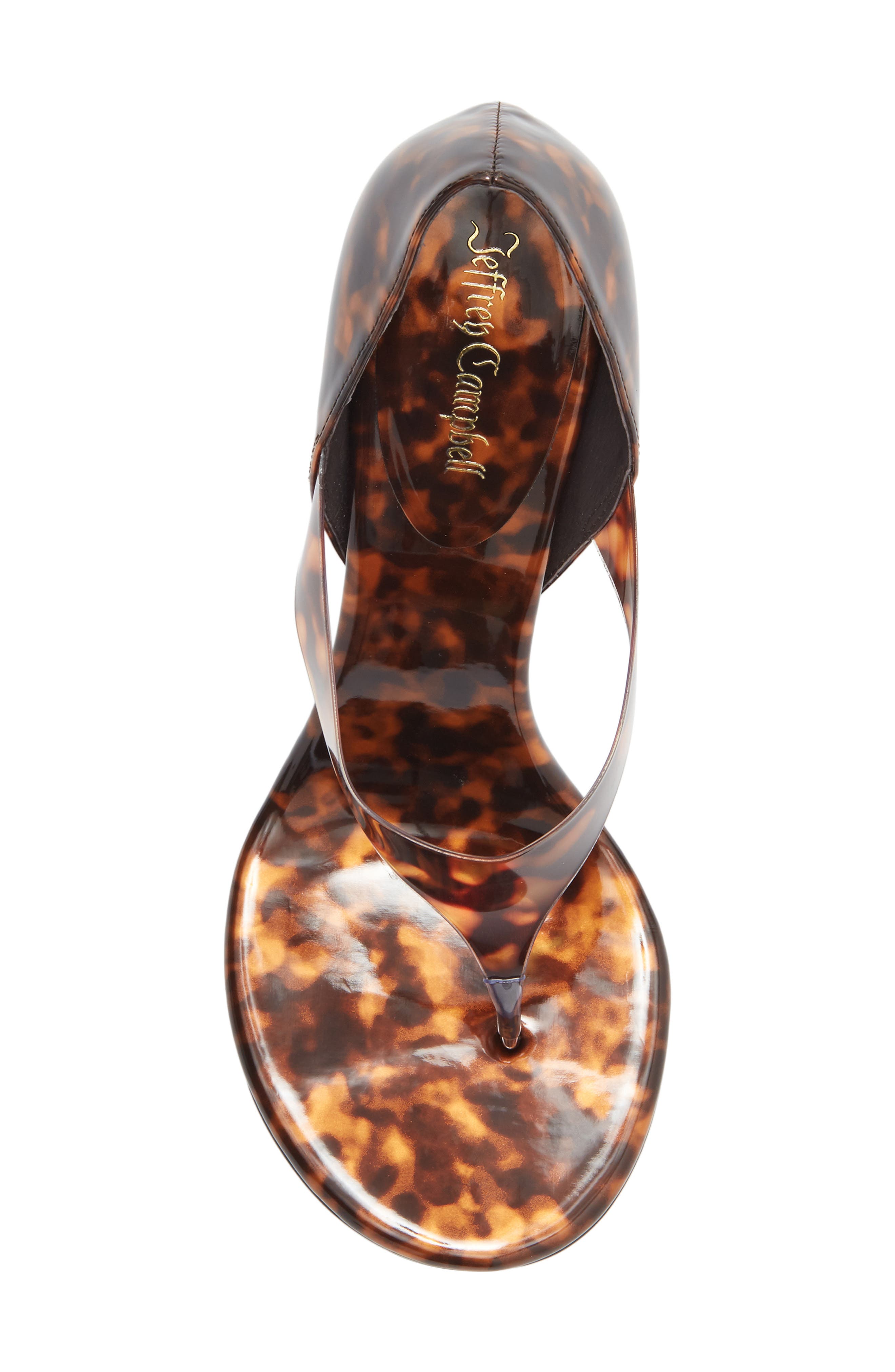 Jeffrey Campbell Rhian Stiletto Sandal, Alternate, color, Tortoise