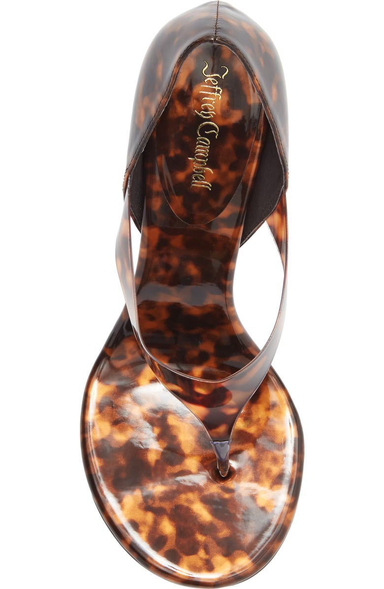 Jeffrey Campbell Rhian Stiletto Sandal, Alternate, color, Tortoise