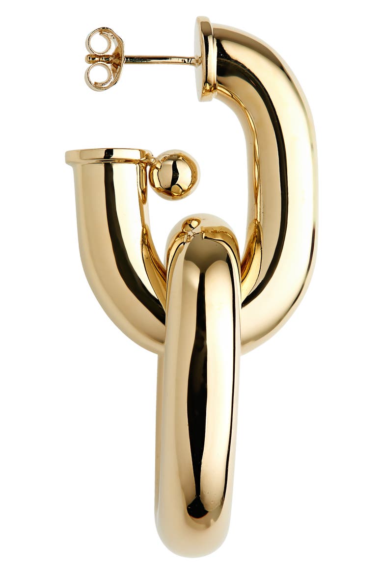 XL Link Drop Earrings, Alternate, color, P710 GOLD