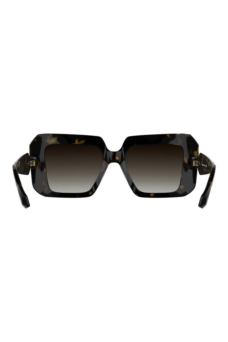 Brooke 54mm Square Sunglasses, Alternate, color, DARK TORTOISE