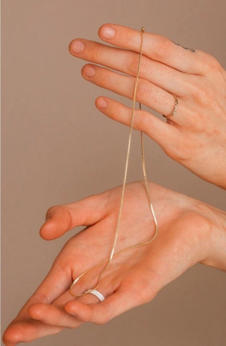 MADE BY MARY Serpentine Chain Necklace, Alternate, color, Gold Filled