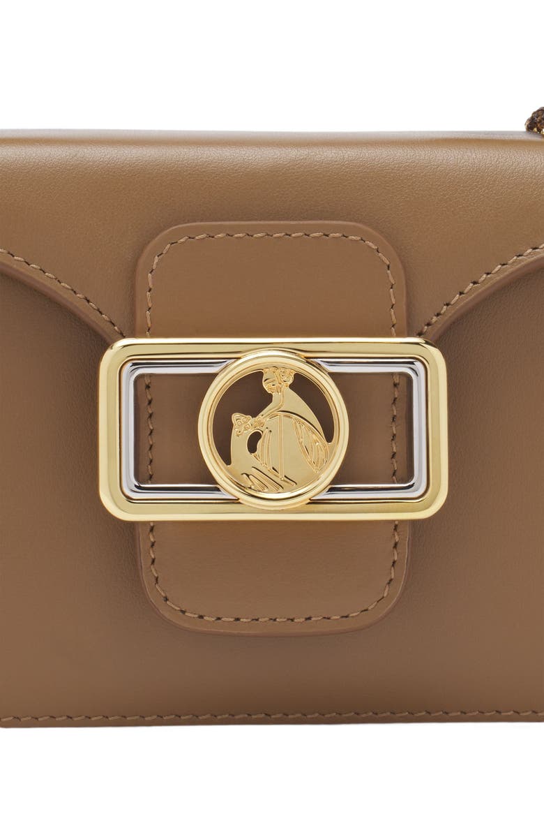 Lanvin Nano Pencil Cat Bag In Leather And Rhinestone, Alternate, color,