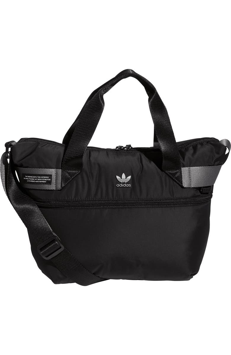 adidas Originals Recycled Polyester Puffer Shopper Tote Bag, Main, color,