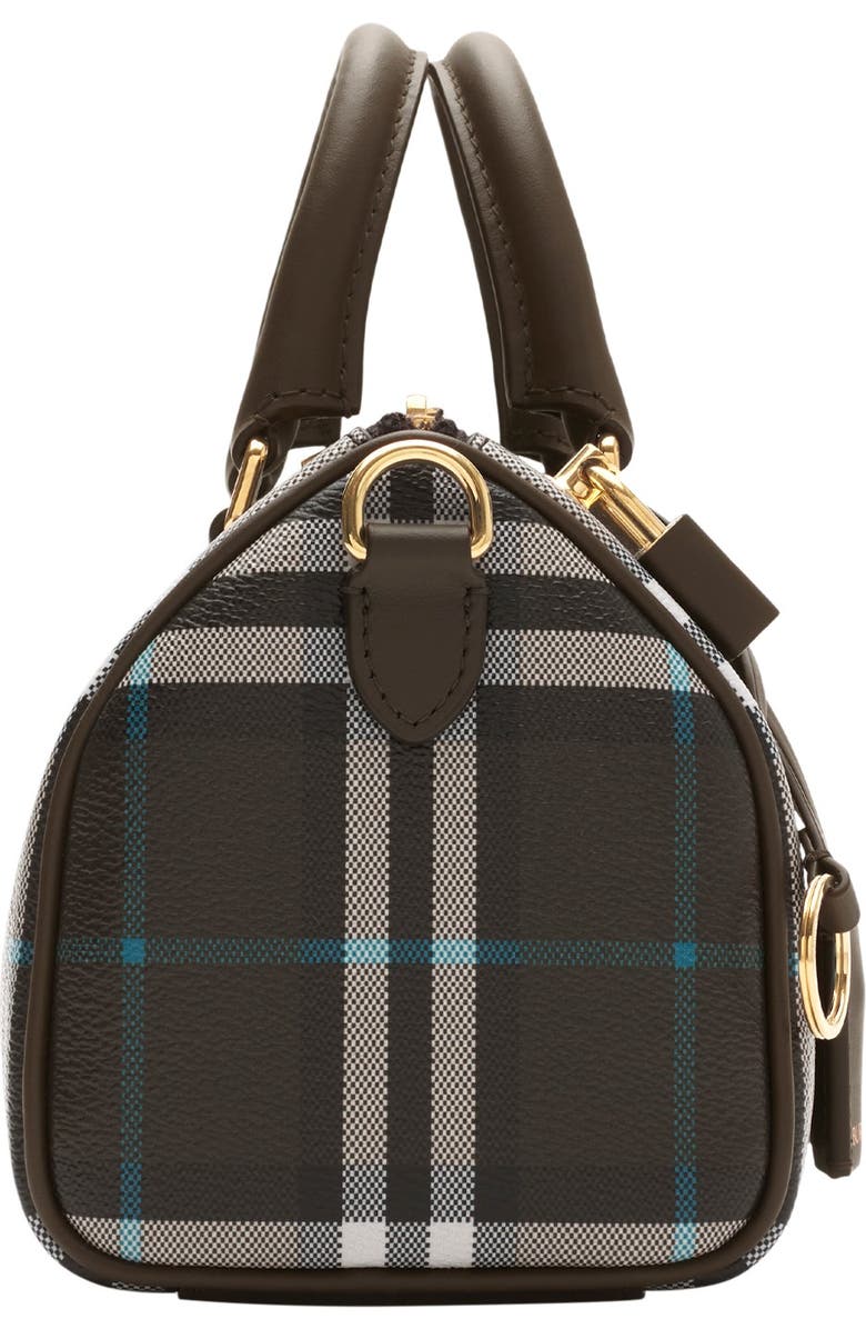 Burberry Mini Check Bowling Bag, Alternate, color,