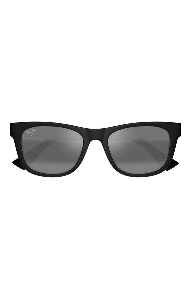 Kaulike 53mm PolarizedPlus2® Rectangular Sunglasses, Main, color, BLACK