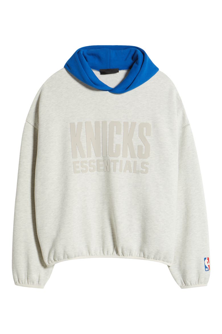 x NBA New York Knicks Graphic Hoodie, Alternate, color, LIGHT HEATHER
