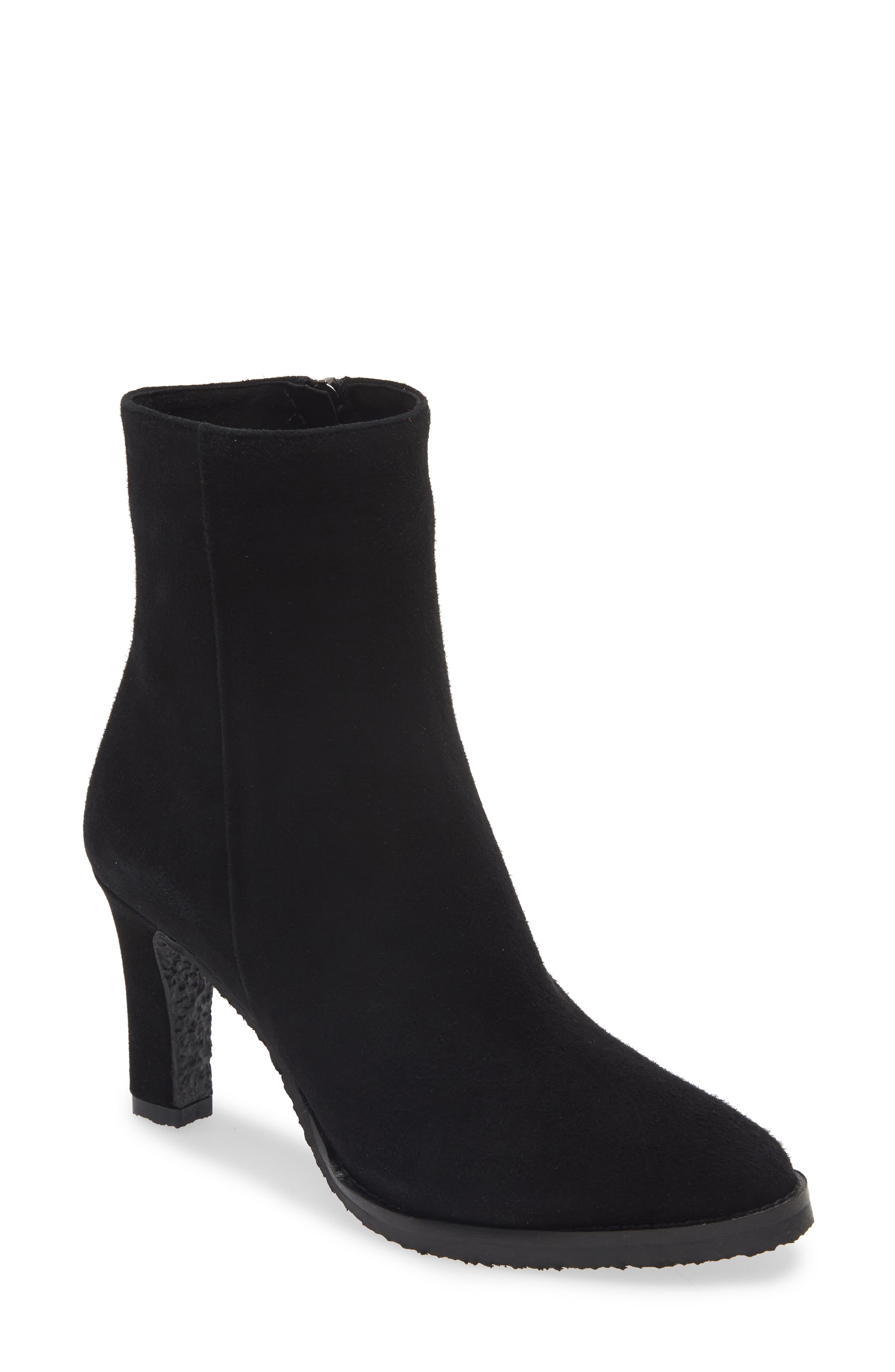 Cordani Novah Bootie, Main, color, Black Suede