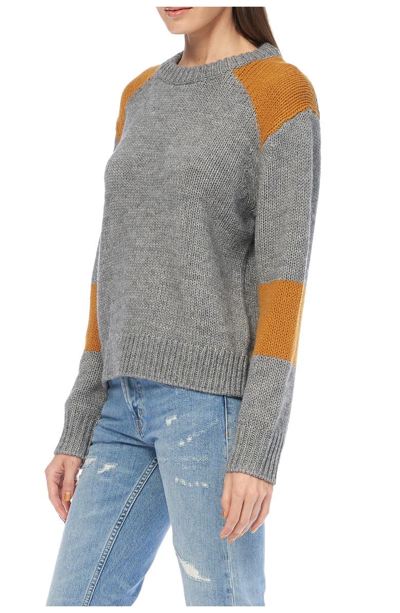 360 CASHMERE Juliana Colorblock Crew Neck Sweater, Alternate, color,