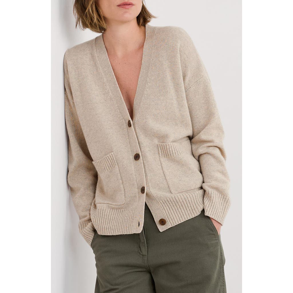 Seasalt Cornwall Senara Merino Wool Blend Cardigan In Neutral
