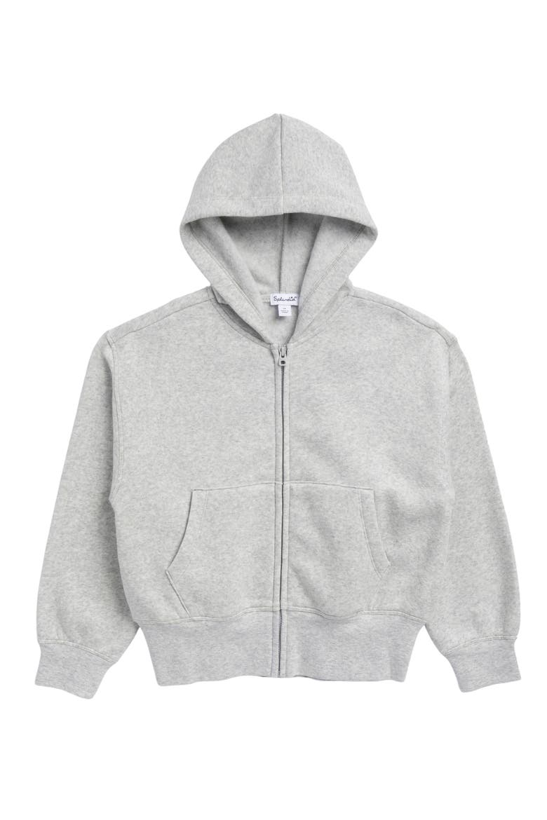 Kids' Dream Supersoft Zip-Up hoodie, Main, color, LIGHT HEATHER GREY
