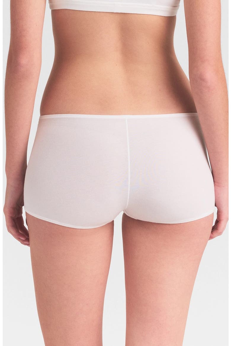 EVERYDAY COTTON BOYSHORT, Alternate, color, SNOW