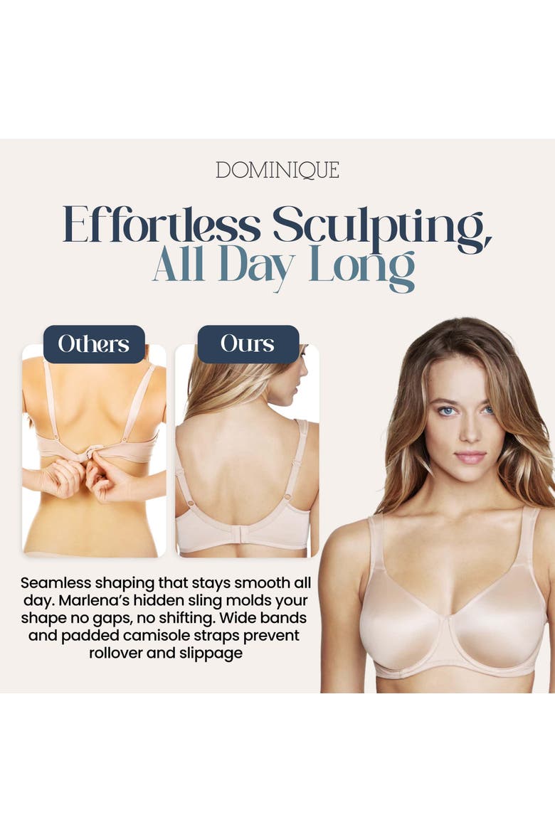 Marlena Seamless Shaping Bra, Alternate, color, Mocha