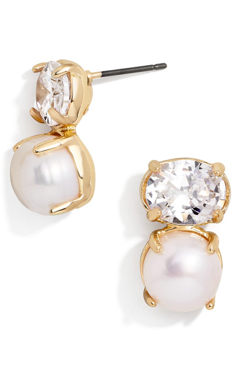 BaubleBar Fay Keshi Pearl Drop Earrings, Main, color,