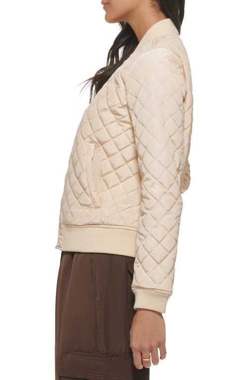 Levi's® Quilted Bomber Jacket In Cream