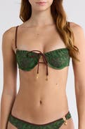 PacSun Willow Tie Front Bikini Top