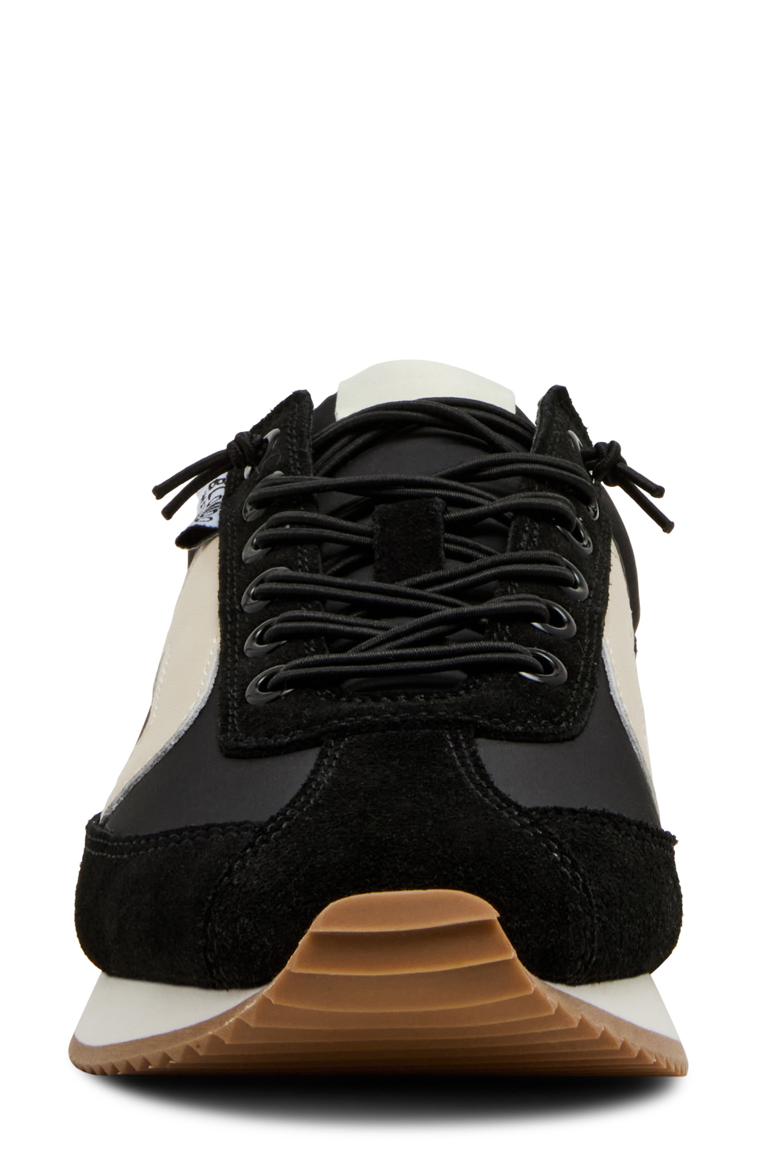 Blondo Eagle Waterproof Sneaker, Alternate, color, Black Suede