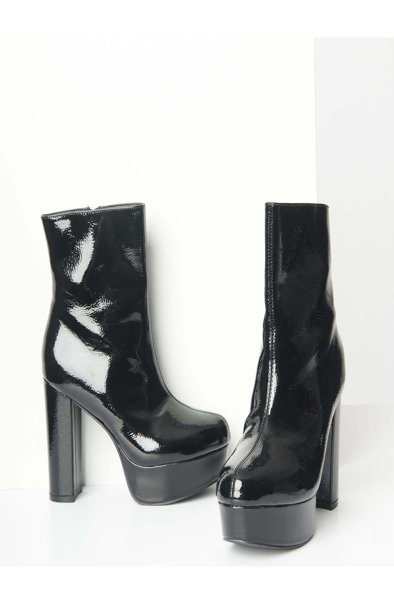 Unique Vintage Platform Heel Ankle Boots, Main, color,