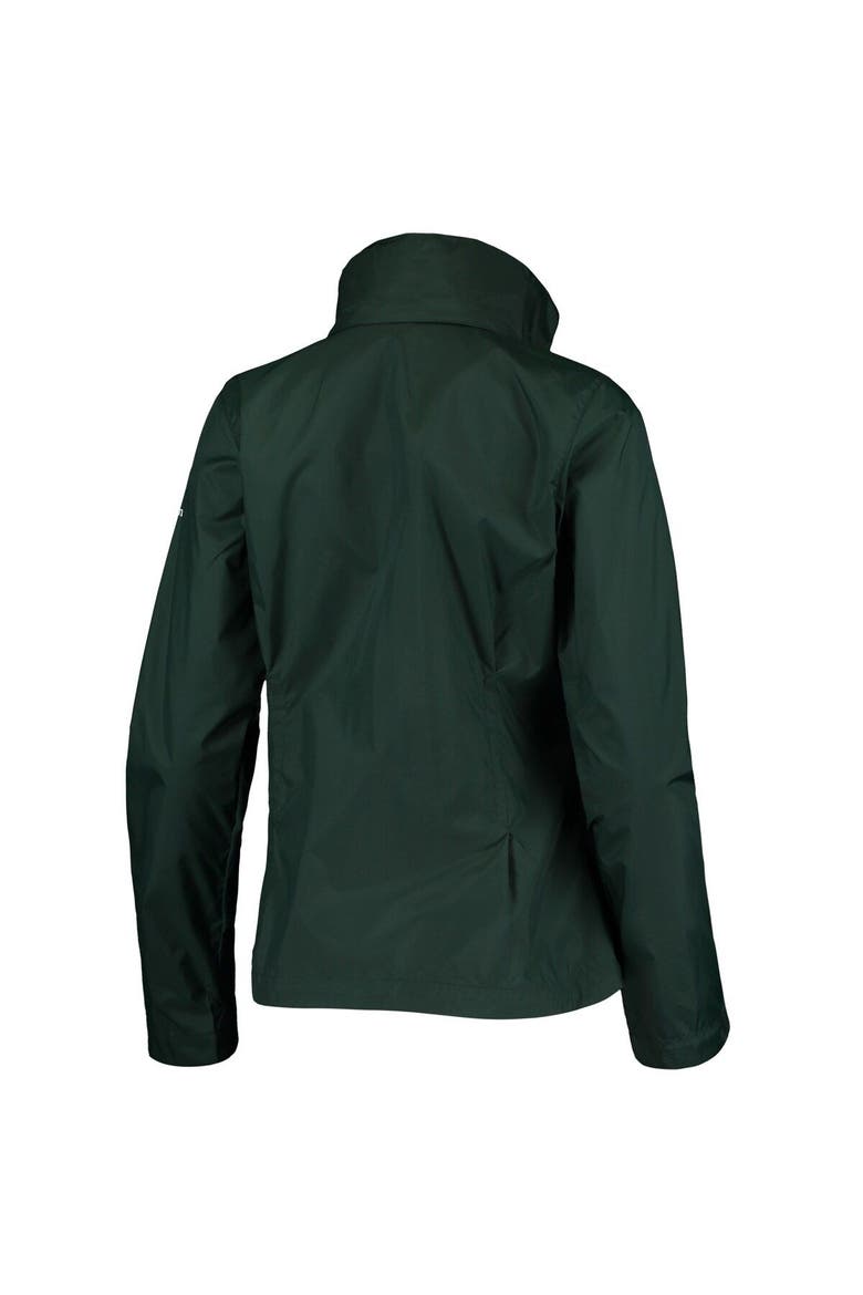 Women's Columbia Green Michigan State Spartans Switchback Full-Zip Hoodie Jacket, Alternate, color, Green