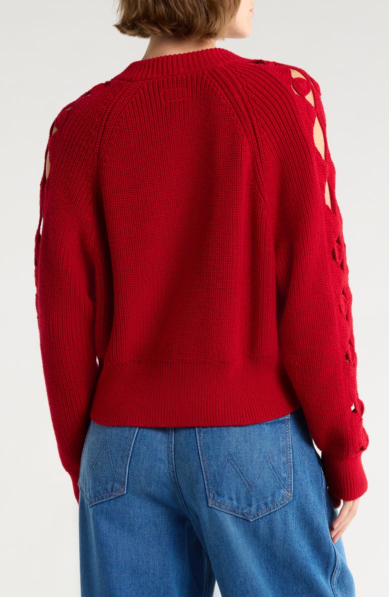 MOTHER The Crop Rib Cardigan, Alternate, color, Piece Of The Puzzle