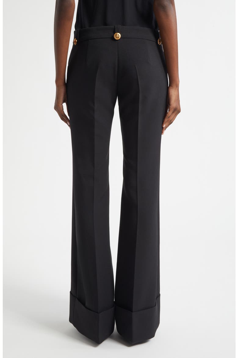 Rebellion Low Rise Flare Pants, Alternate, color, BLACK