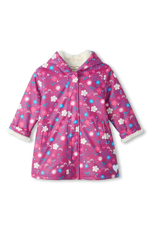 Kids' Tiny Flowers Hooded Jacket