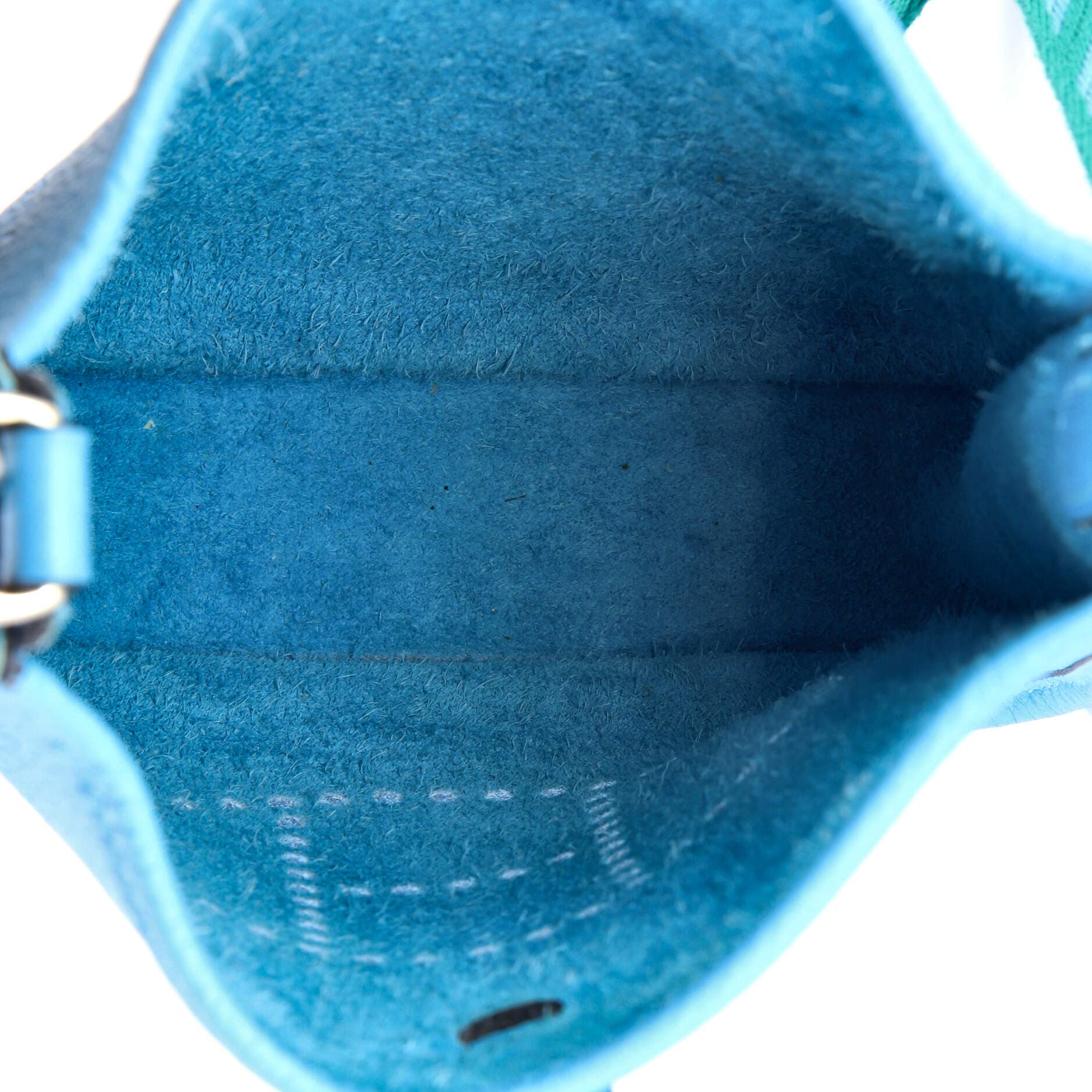 Pre-Owned Hermes Evelyne Bag Gen III Clemence TPM, Alternate, color, Bleu Du Nord