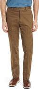Berle Charleston Khakis Flat Front Stretch Sateen Pants