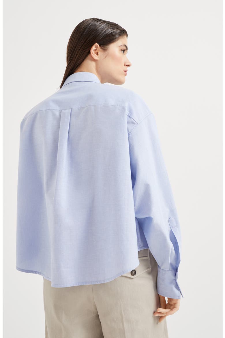 Oxford shirt, Alternate, color, Azure