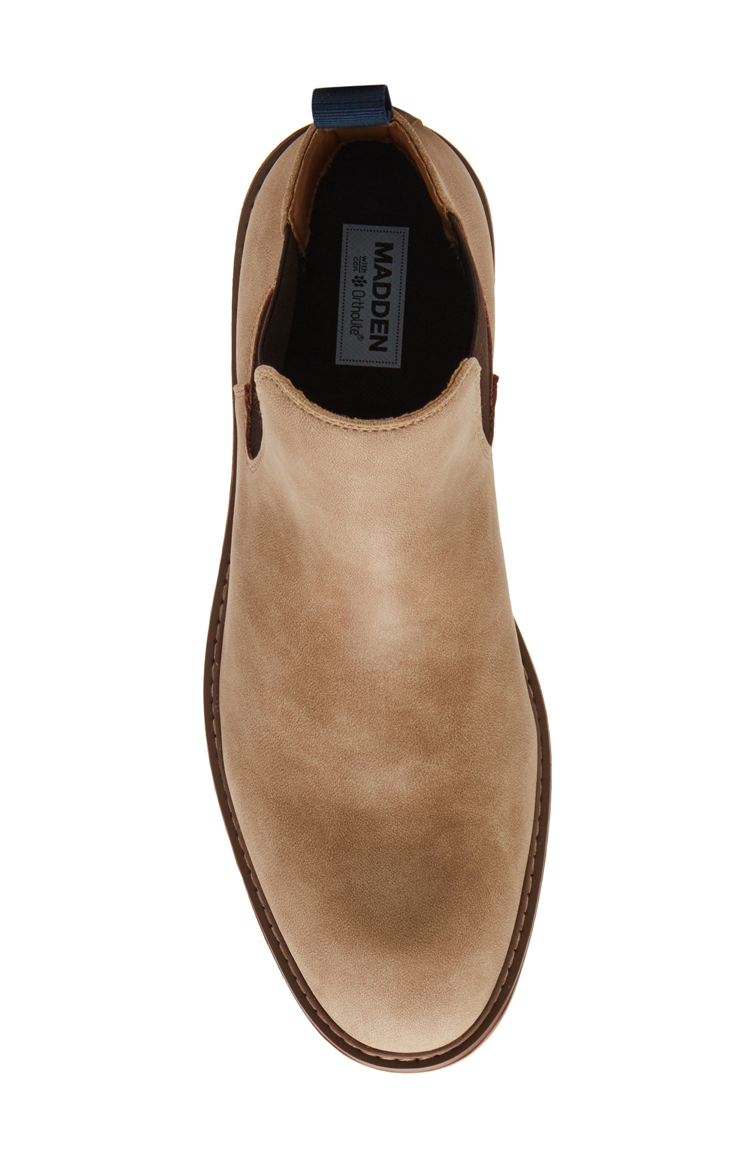 MADDEN Estiban Chelsea Boot, Alternate, color, Taupe Sued
