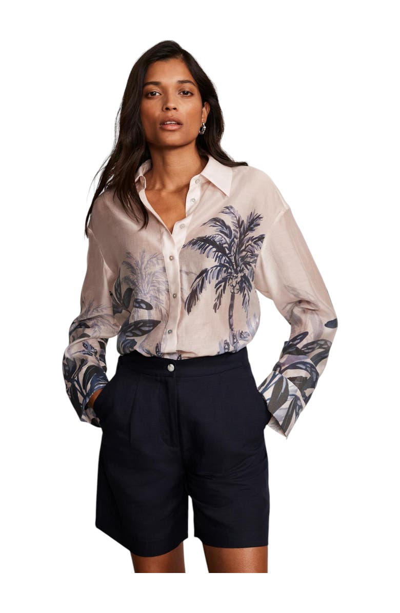 MINT VELVET Print Longline Shirt, Main, color,