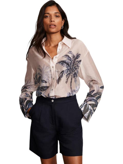 Print Longline Shirt