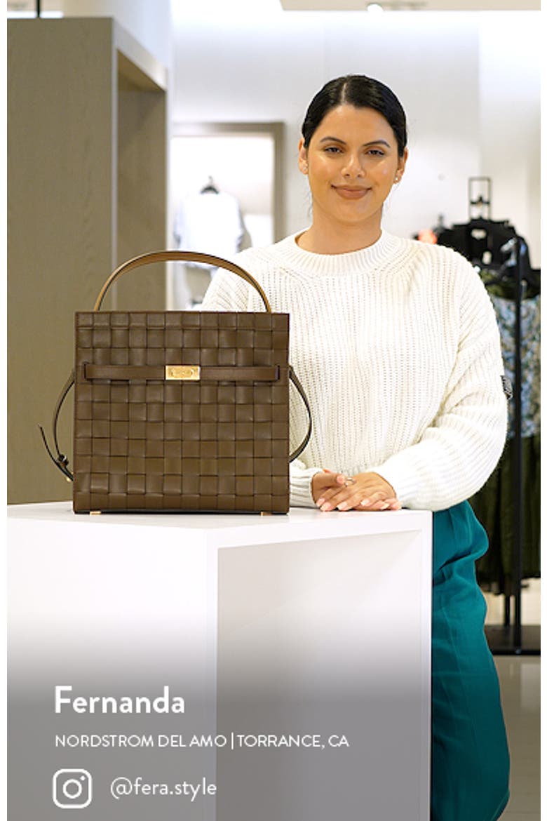Lee Radziwill Woven Leather Double Bag (Women) | Nordstrom