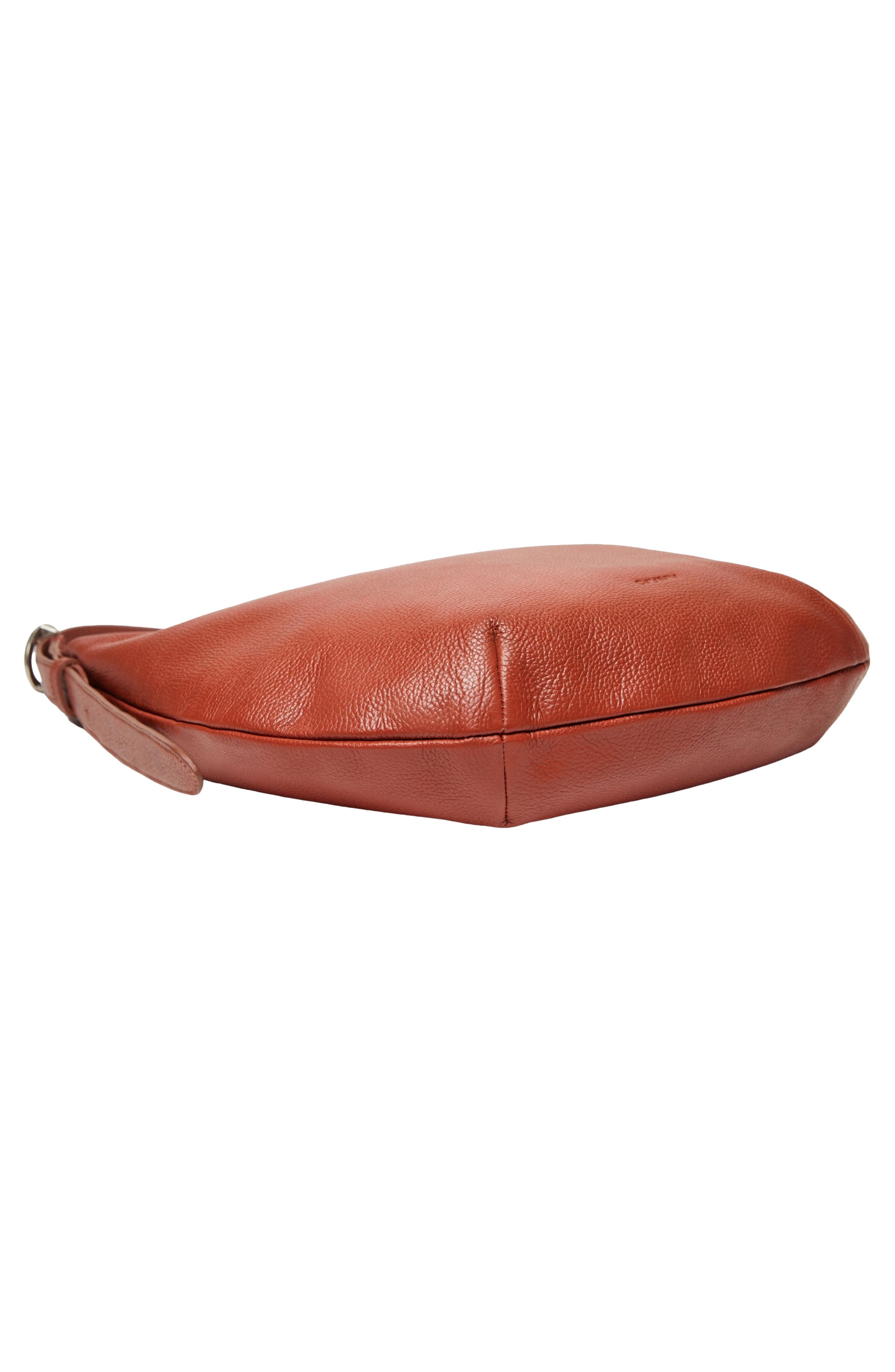Oryany Crescent Leather Shoulder Bag, Alternate, color, 