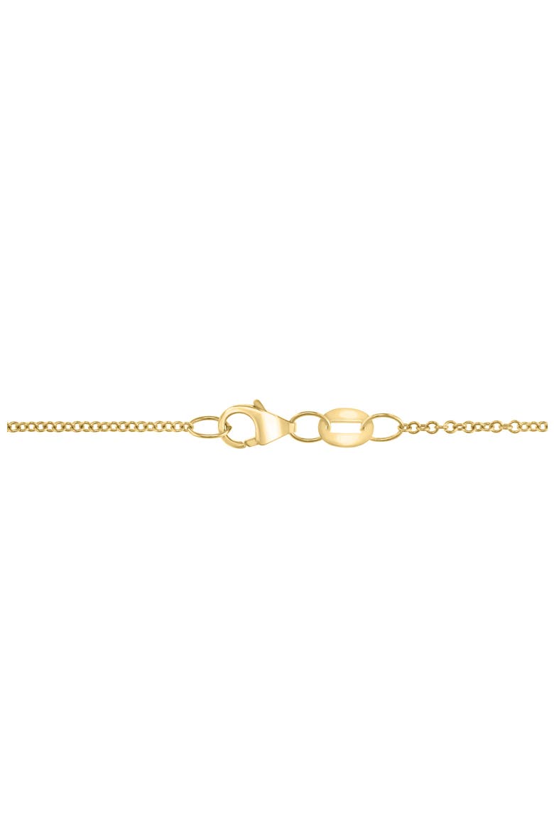Tanzanite & Diamond Pendant Necklace in 14K Yellow Gold, Alternate, color, Purple