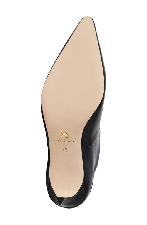 Jack Rogers Virginia Stretch Pointed Toe Boot In Black