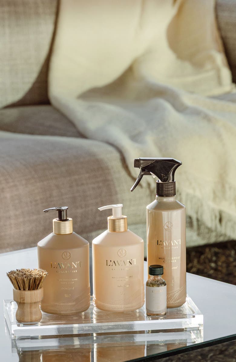 L'AVANT Collective Ambre Santal Multipurpose Cleaner Refill 3-Pack, Alternate, color, Beige