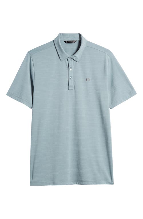 Travismathew The Heater Solid Short Sleeve Performance Polo In Arona
