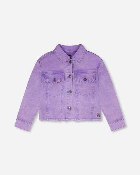Heart Embroidery Denim Jacket (Toddler, Little Kid & Big Kid)