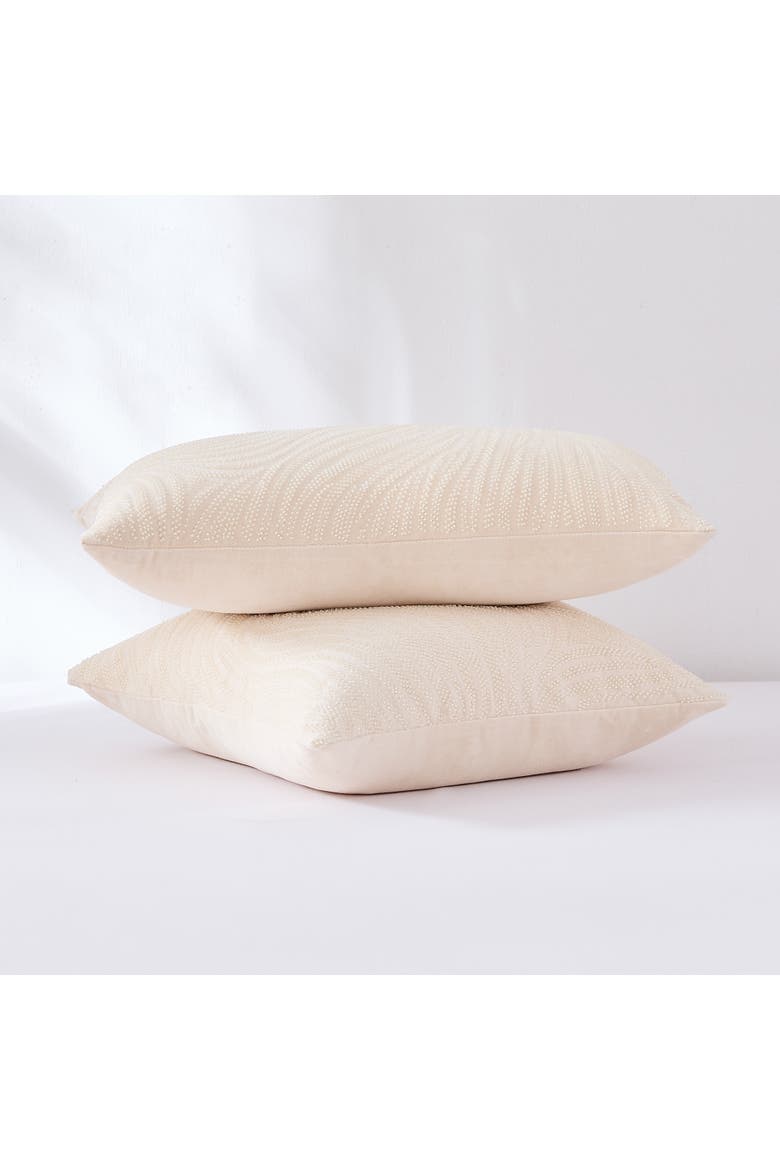Swirls & Gills Pillow Cover, Alternate, color, Cream