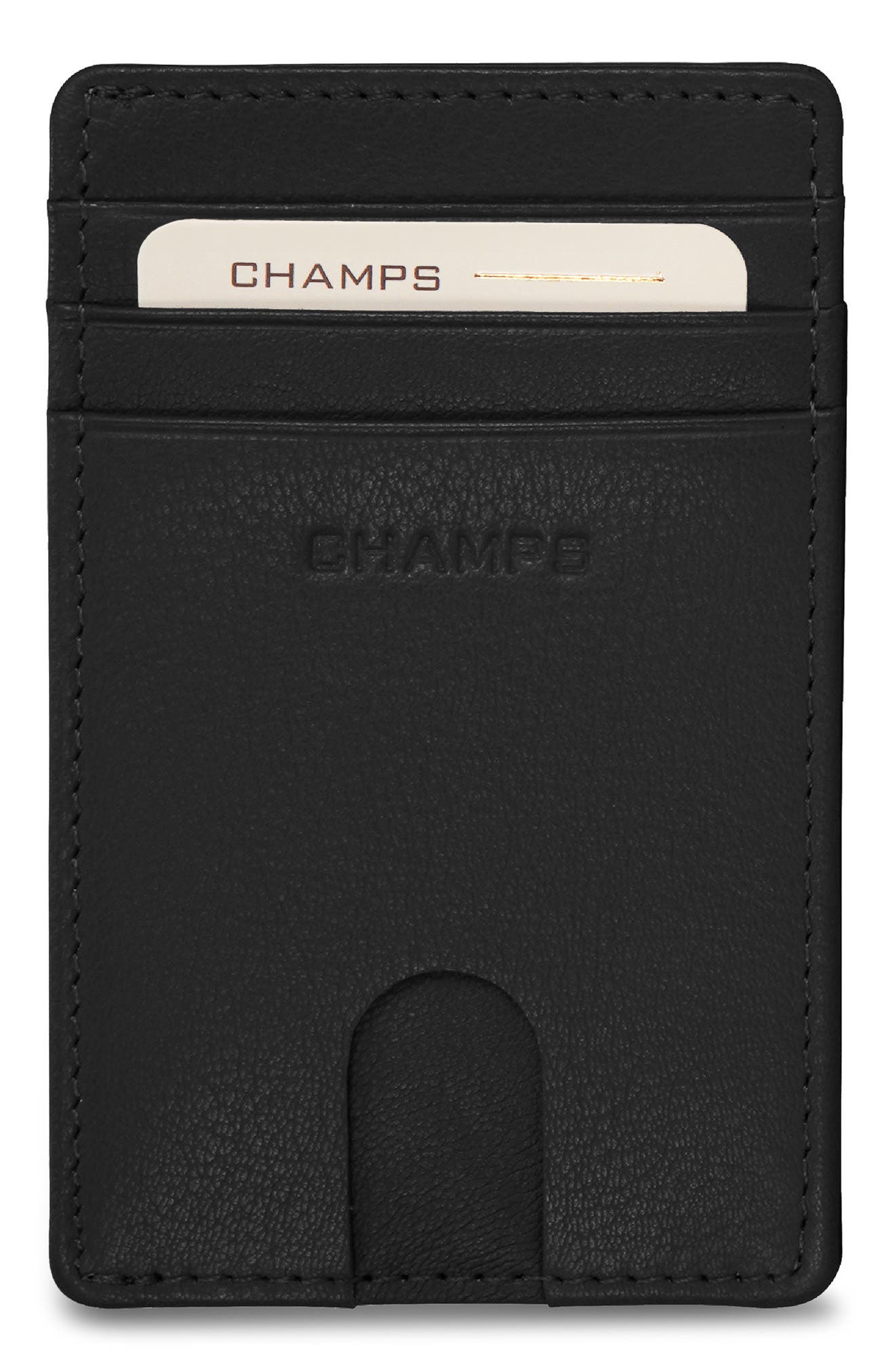 CHAMPS Leather Access RFID Card Case