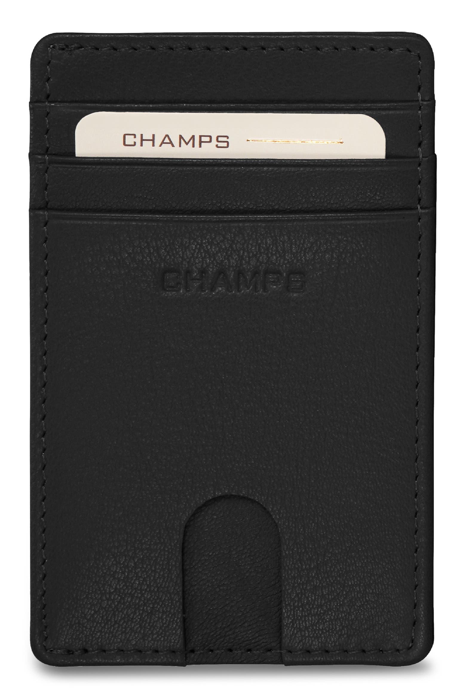 add an access code for a recipient Images High Quality... CHAMPS Leather Access RFID Card Case | Nordstromrack