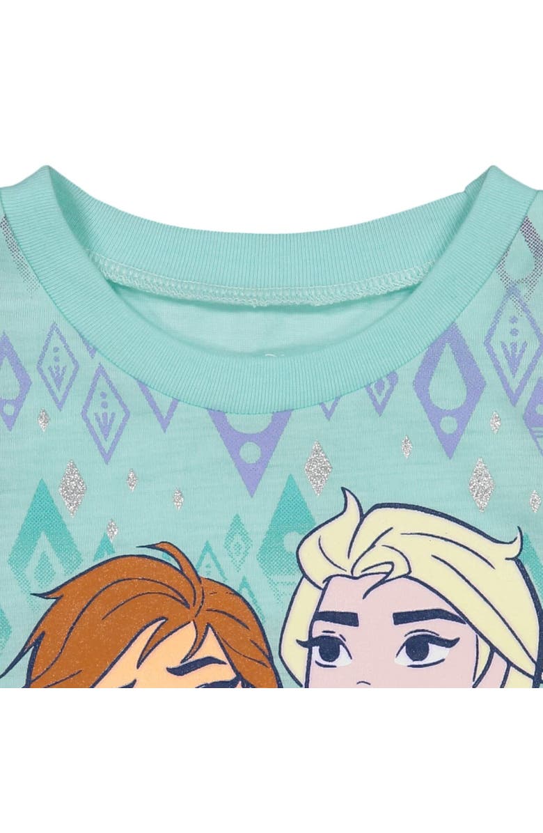 Disney Frozen T-Shirt & Bike Shorts Set, Alternate, color, Blue