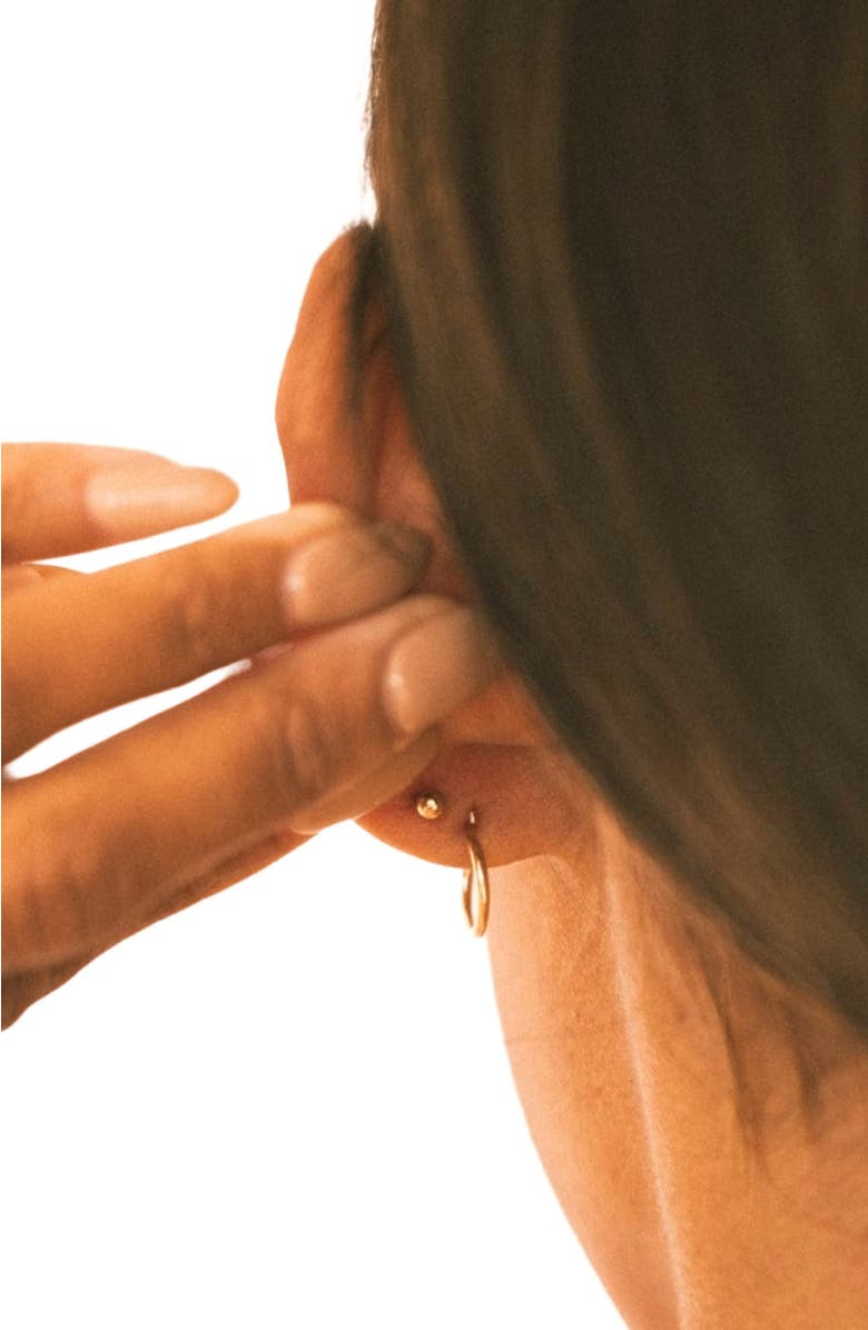 MADE BY MARY Heart Stud Earrings, Alternate, color, Silver