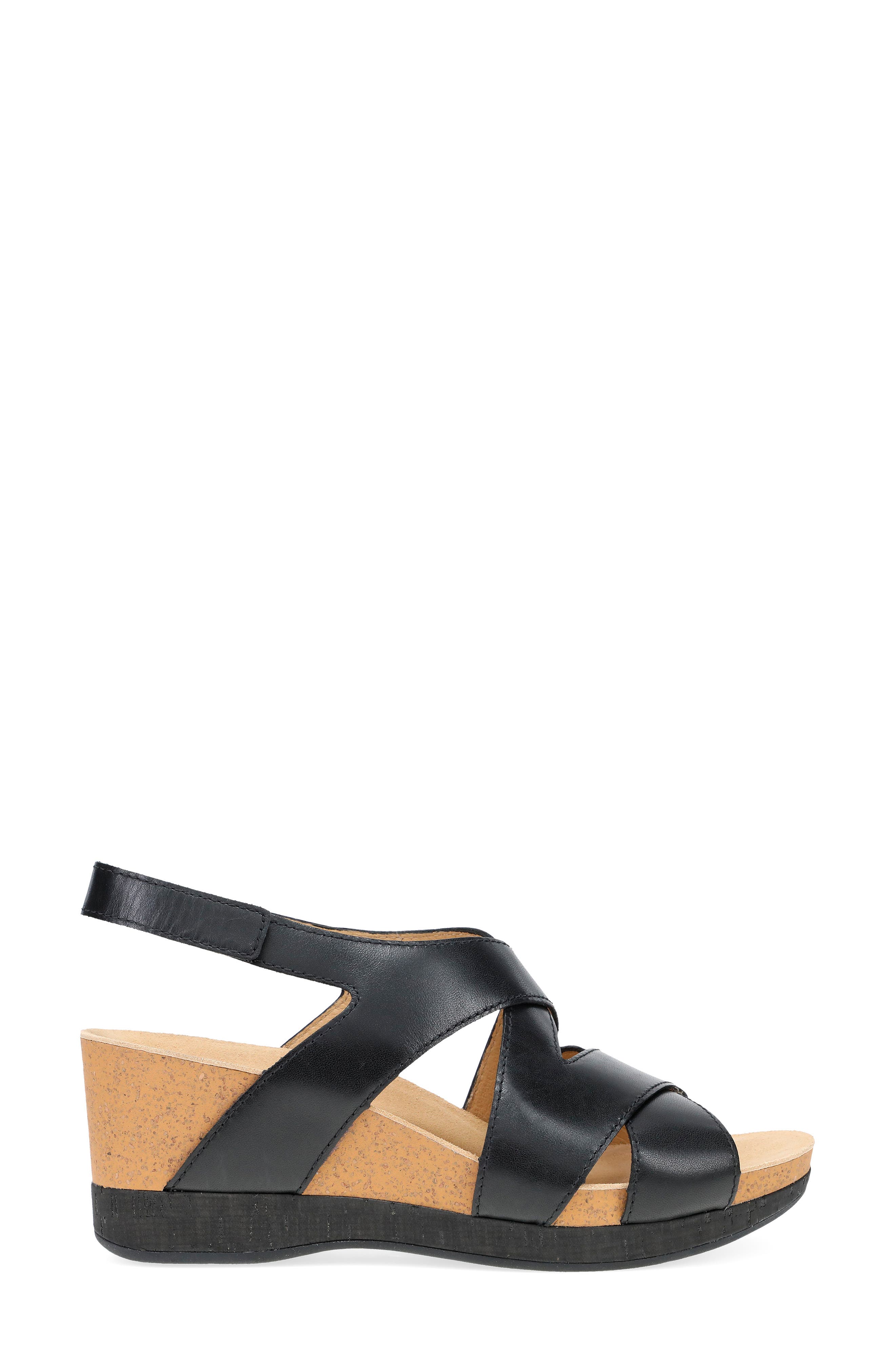 Dansko Shyla Slingback Wedge Sandal, Alternate, color, 