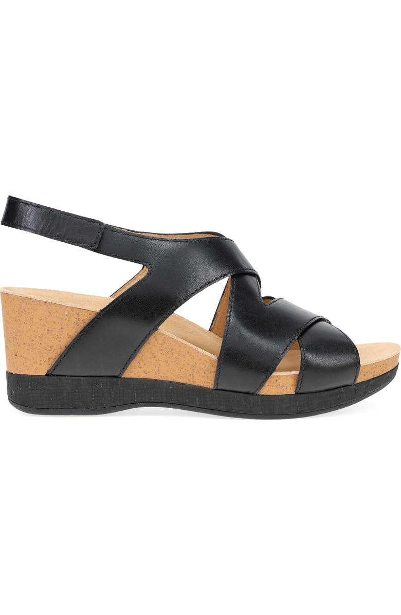 Dansko Shyla Slingback Wedge Sandal, Alternate, color,