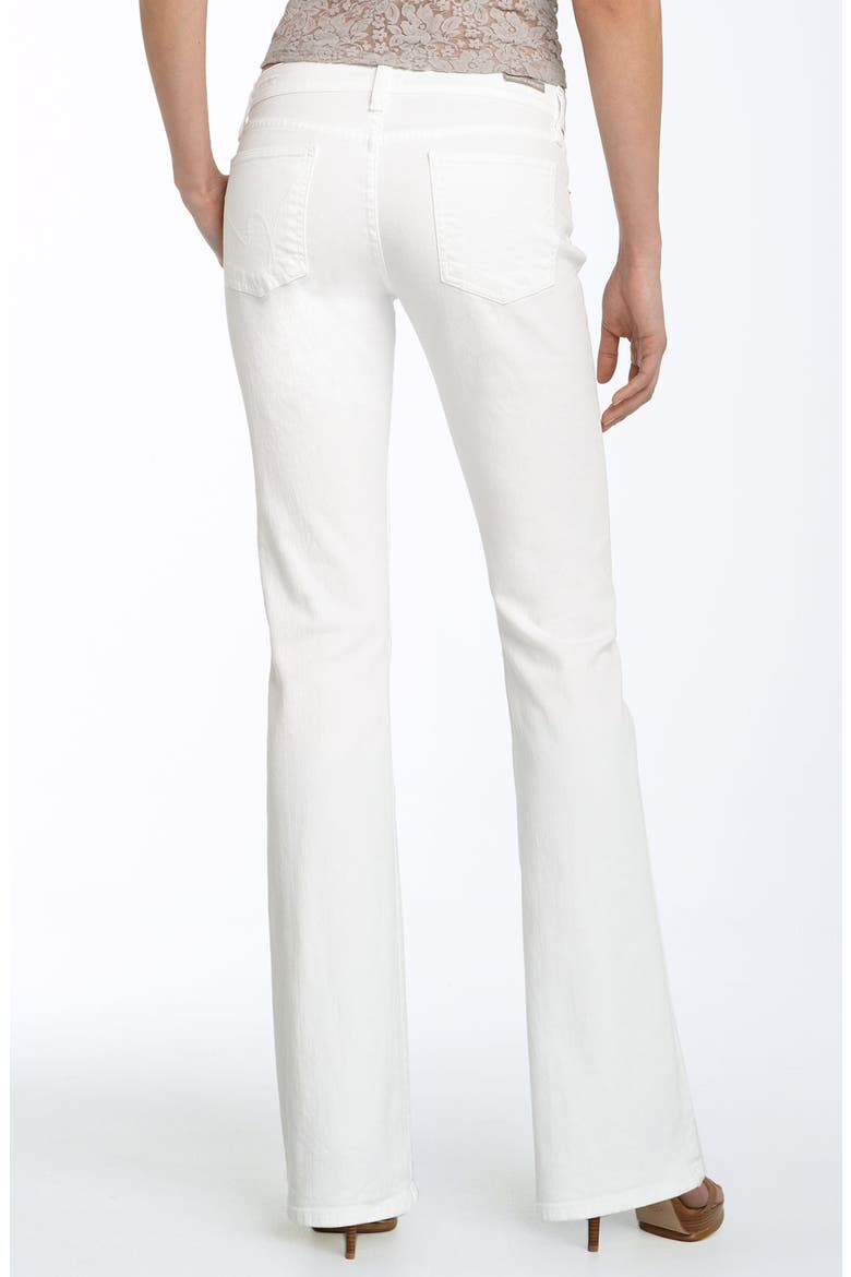 'Kelly' Bootcut Stretch Jeans, Main, color, NEW SANTORINI