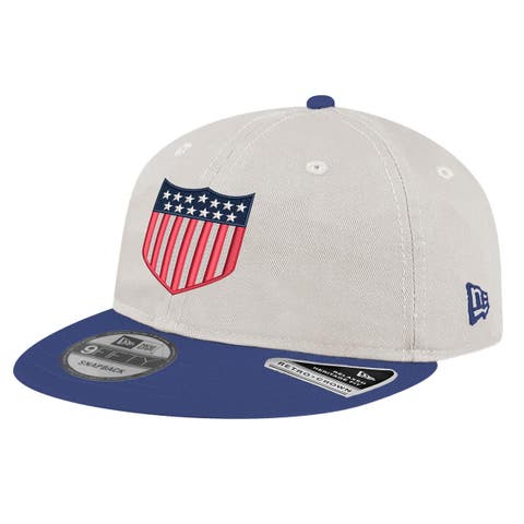 Men's New Era  White USMNT 1913 Retro-Crown 9FIFTY Adjustable Hat